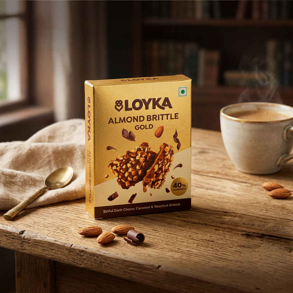 Loyka Almond Brittle Gold