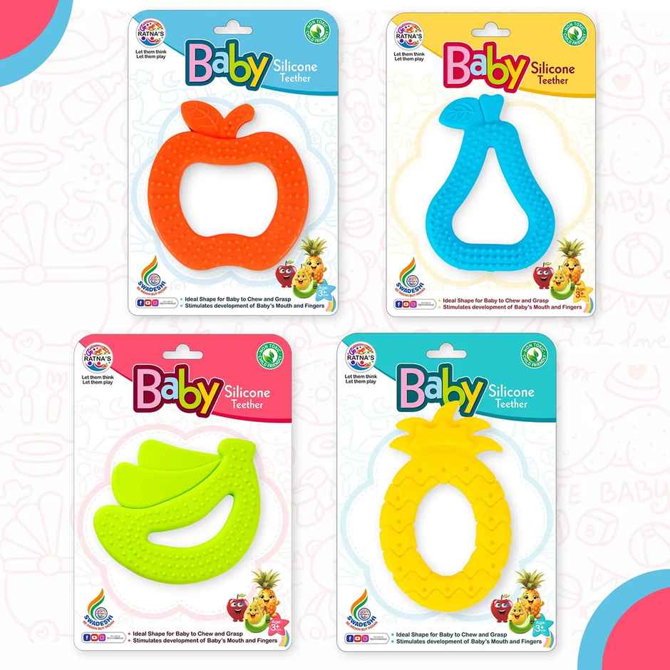 Ratna's Baby Silicon Teether | Assorted