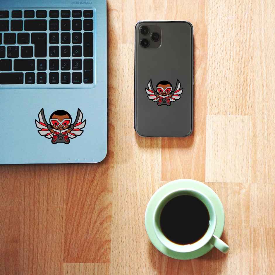 House Of Festivals Tyrion Lannister - Game Of Thrones Official Sticker (1pc) & House Of Festivals Falcon Chibi - Marvel Official Sticker (1pc) Combo