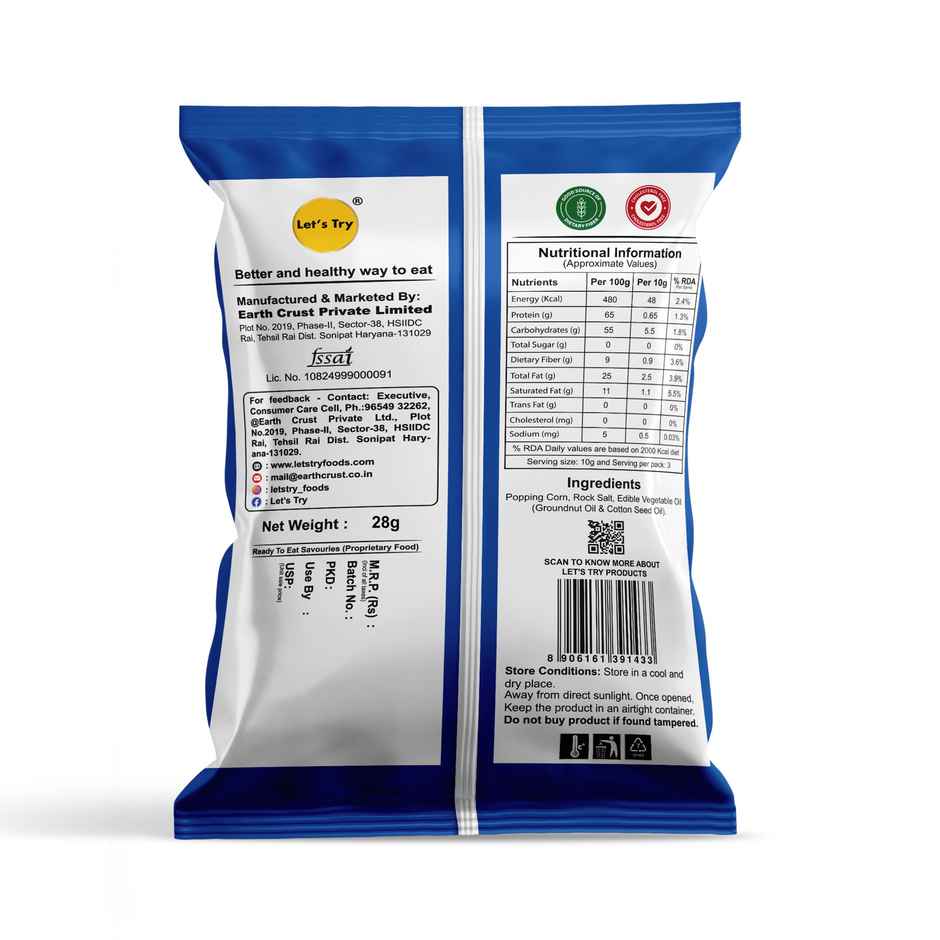 Let's try Salted Popcorn | Ready to Eat Snack