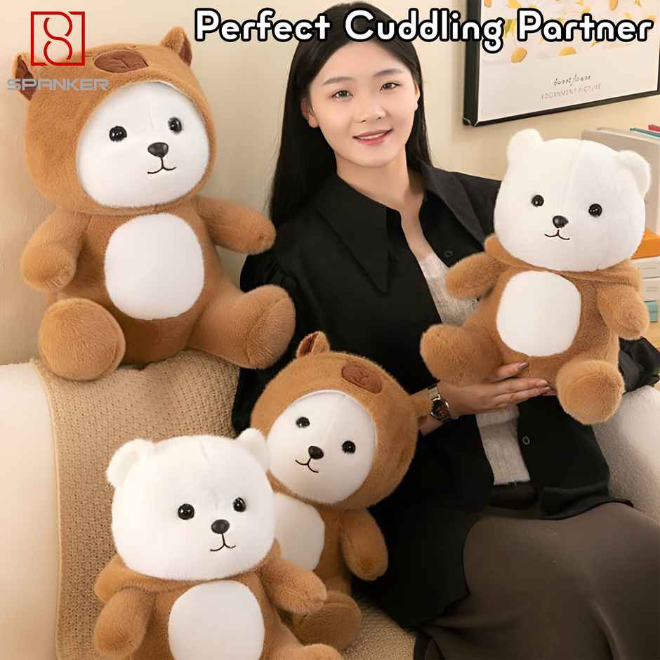 Spanker 30 Cm Teddy Bear Plush Toy | Soft Hugging Cushion | Brown | Kids Gift
