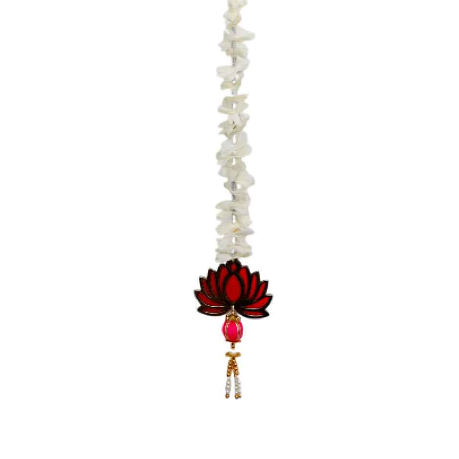 Artificial Garland Latkan with lotus Hanging | SE7EN