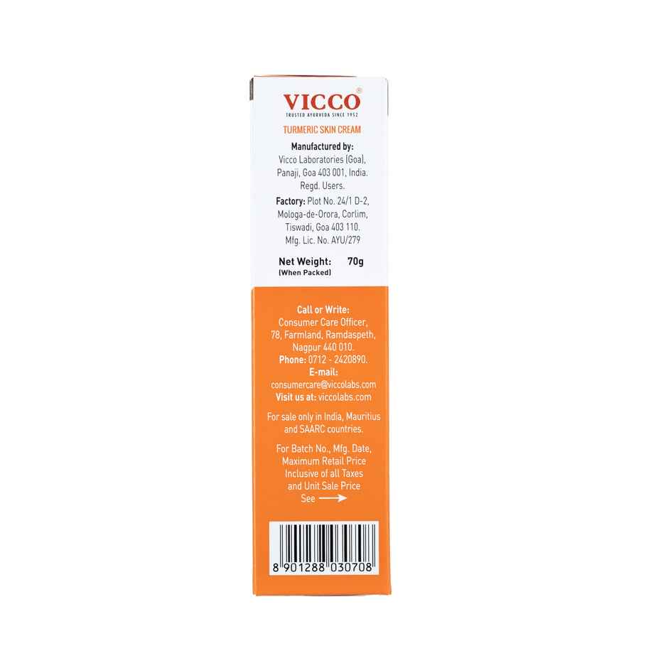 Vicco Turmeric Skin Cream 70g