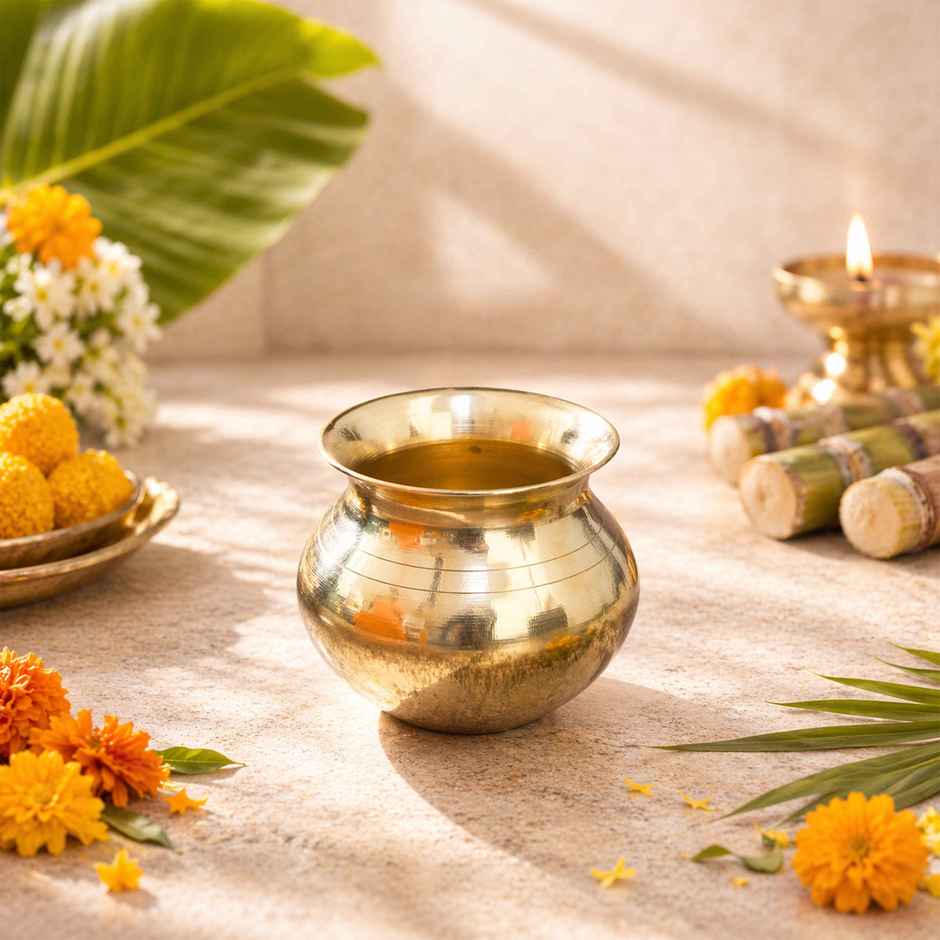 Brass Lota for Pooja | Mangal Bhawan