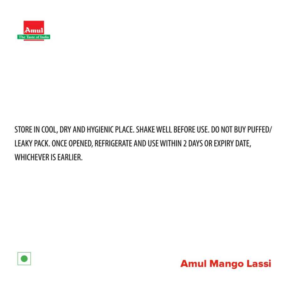 Amul Mango Flavoured Lassi