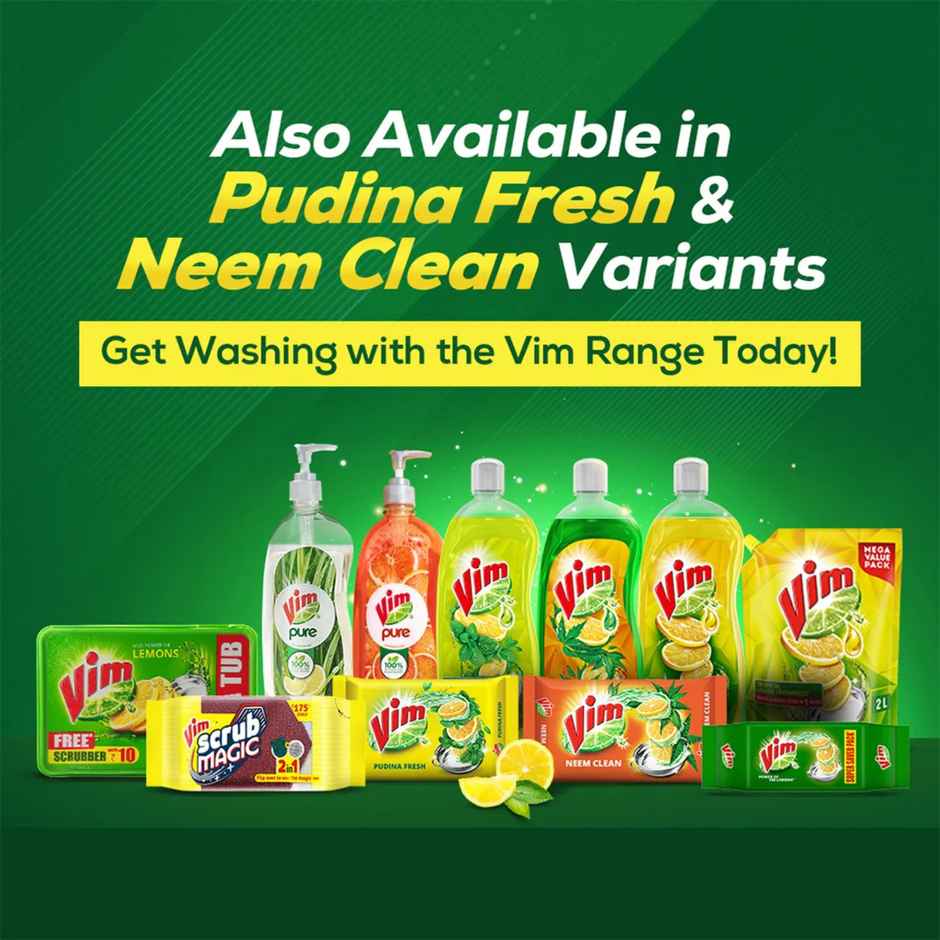 Vim Lemon Dishwash Bar