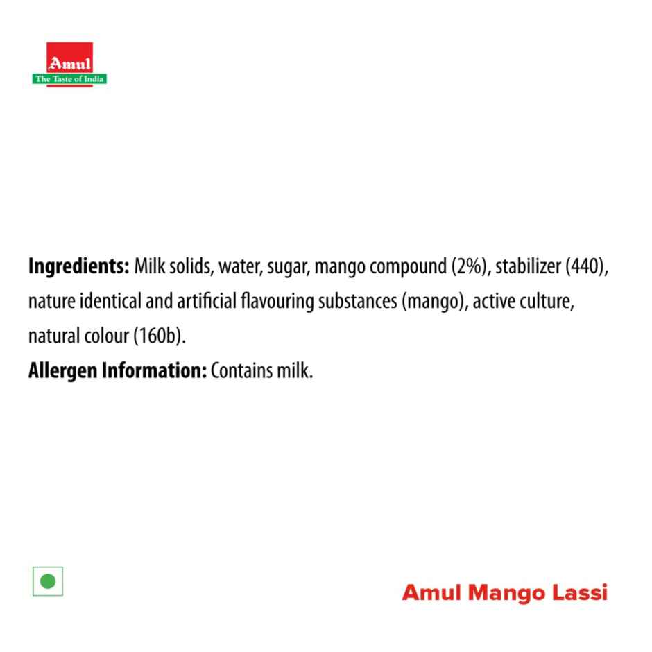 Amul Mango Flavoured Lassi