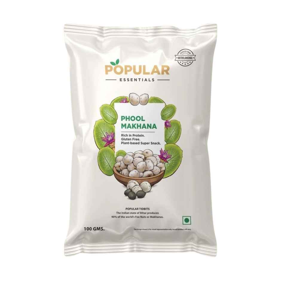 Popular Essentials Phool Makhana (Jumbo Size)