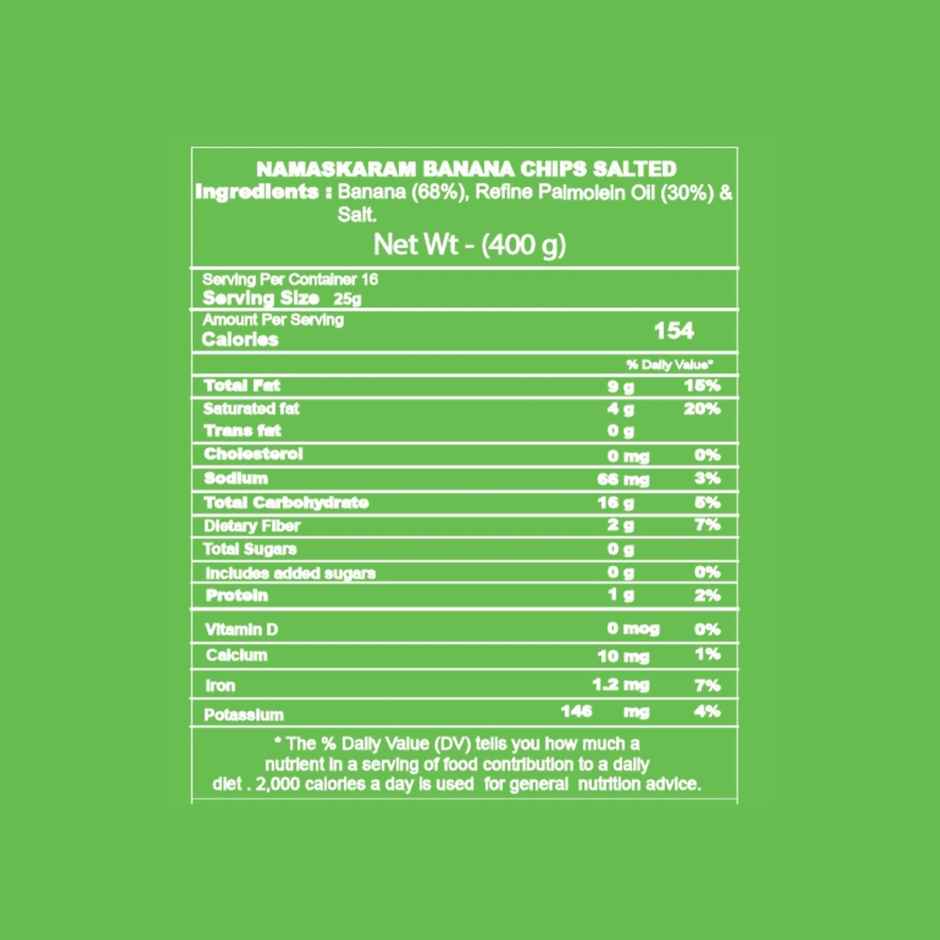 Namaskaram Banana Chips Original Style Salted