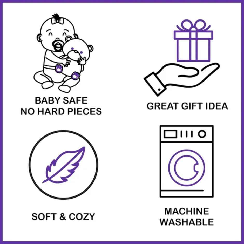 Mirada 25Cm Elephant Polka Dot- Blue