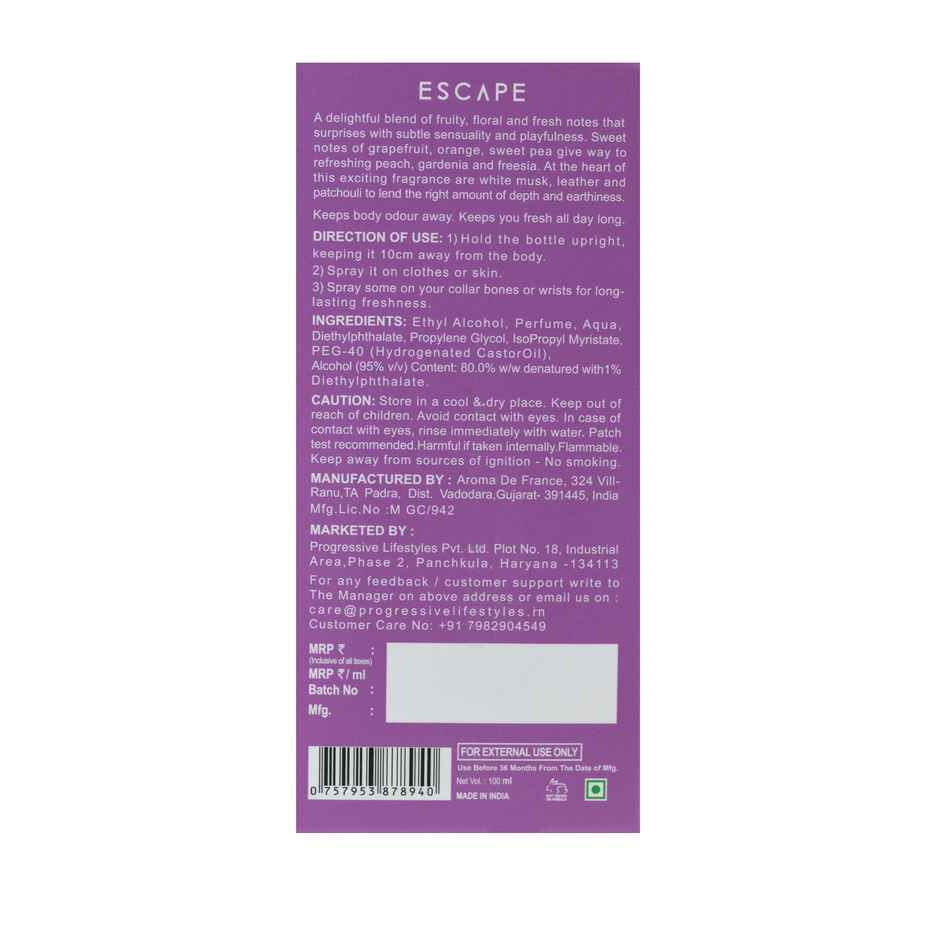 Carlton London Escape Perfume Women