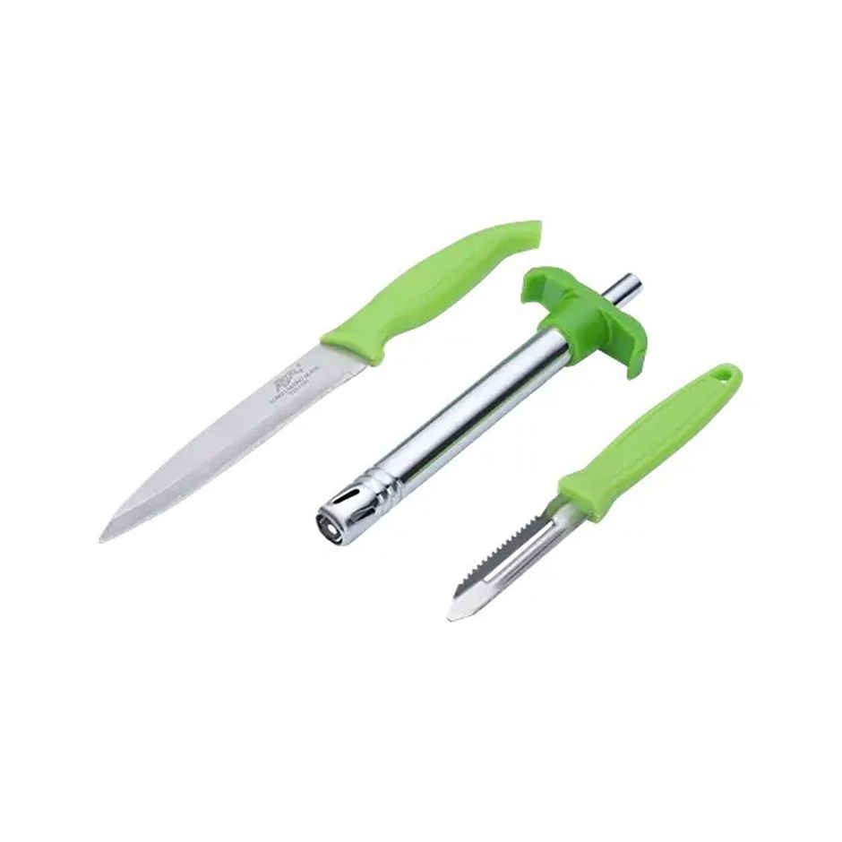 Anjali Vibgyor Kitchen Set | Gas Stove Lighter, Kitchen Knife, Peeler
