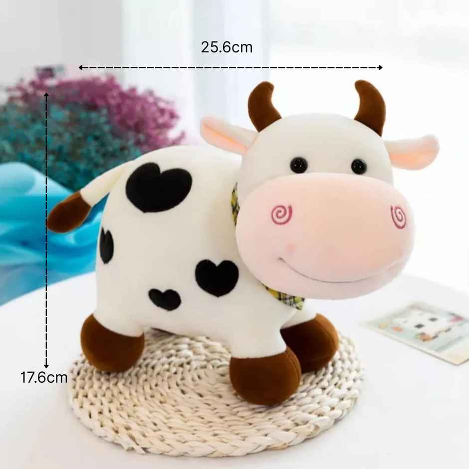 Babique Cow Tremp Plush Soft Toy Cute Kids Animal Home Decor Boys/Girls (30 cm)