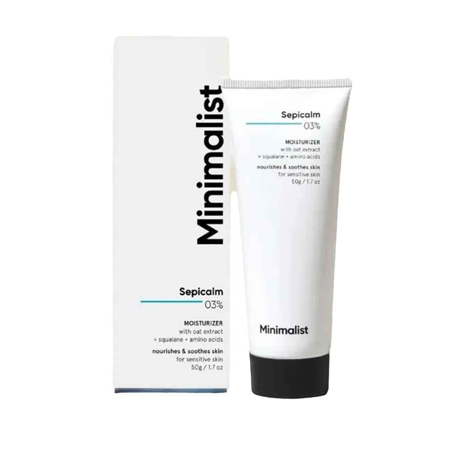 Minimalist 3% Sepicalm Face Moisturizer for Sensitive Skin