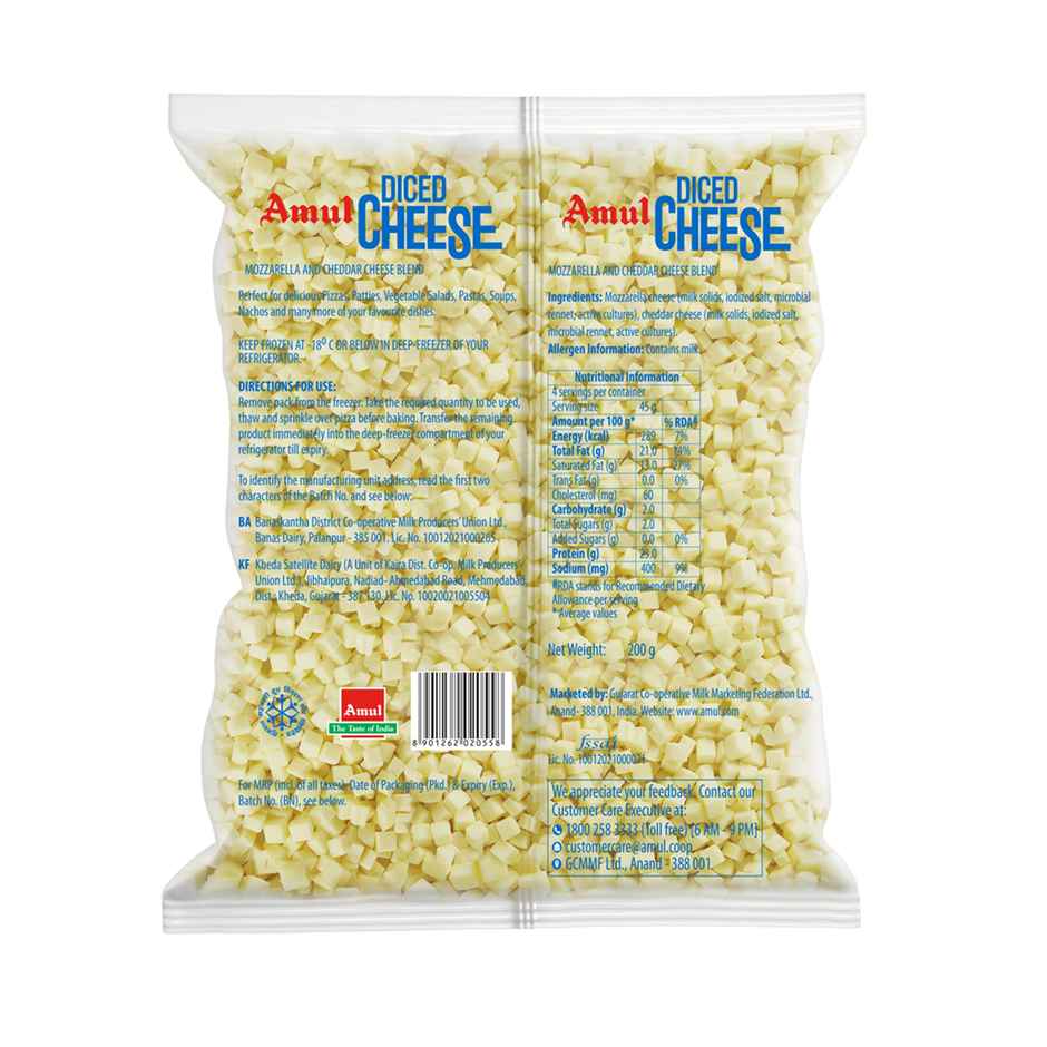 Amul Diced Cheese Blend