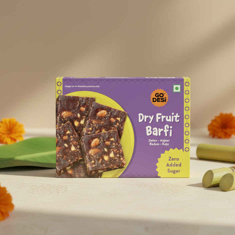 Dry Fruit Barfi | No Added Refined Sugar | Burfi | Sweets | By GO DESi