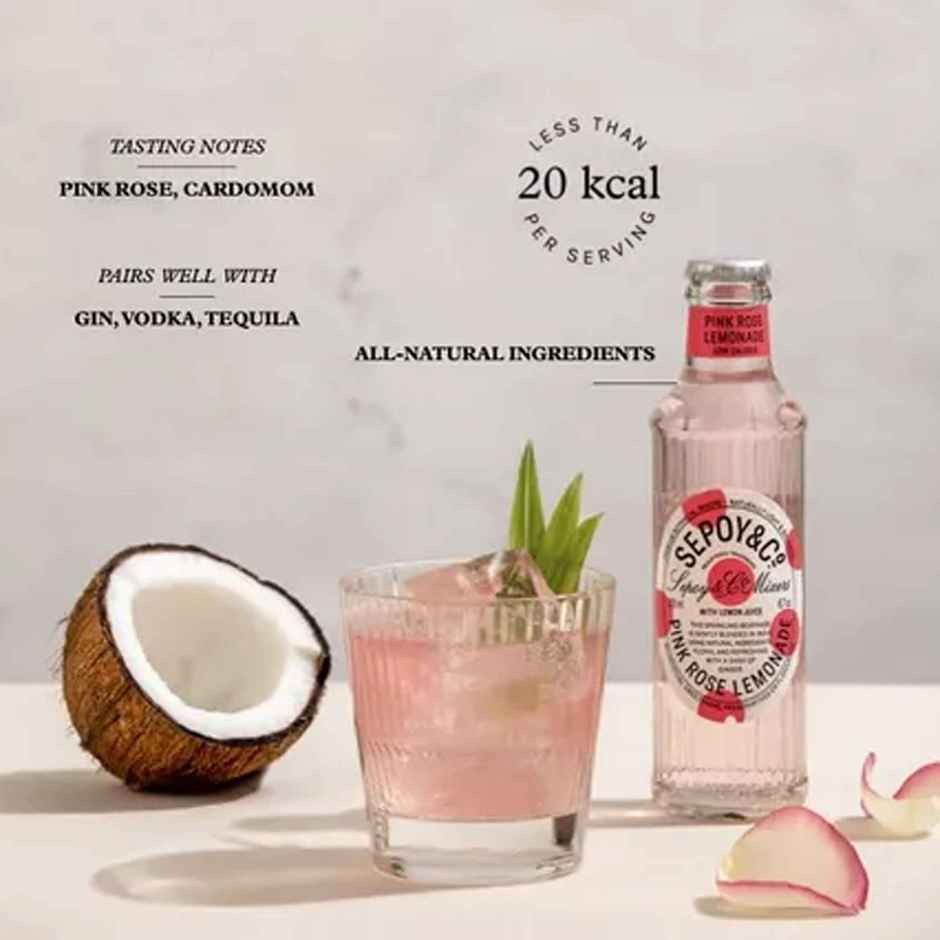 Sepoy & Co. Pink Rose Lemonade | Floral & Refreshing