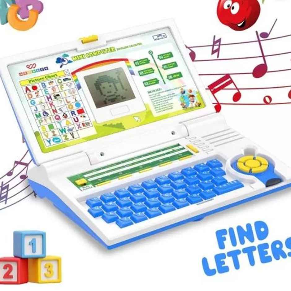 Kidara Educational Laptop Toy With Mouse For Kids 2-5 | Fun Learning Games | Gift For Kids Toddler
