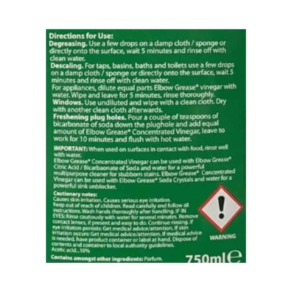 Elbow Grease Concentrated Vinegar Multipurpose Natural Cleaner