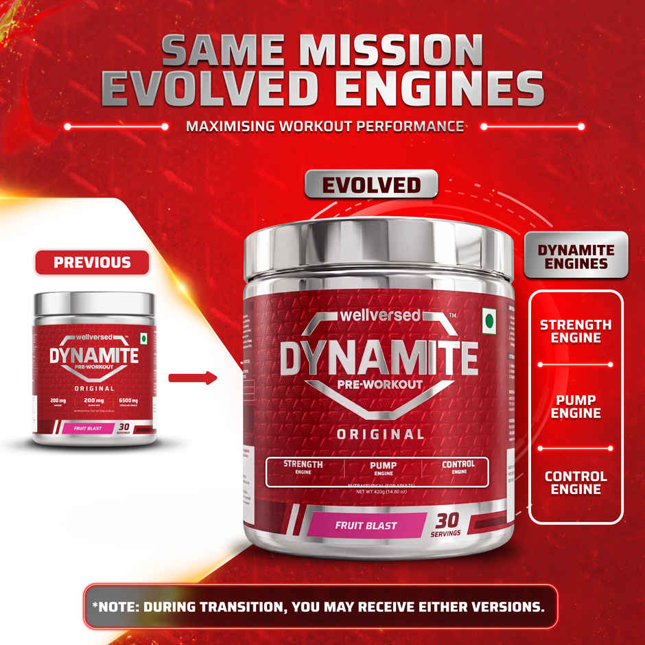Dynamite Pre-Workout (30 Servings) Fruit Blast