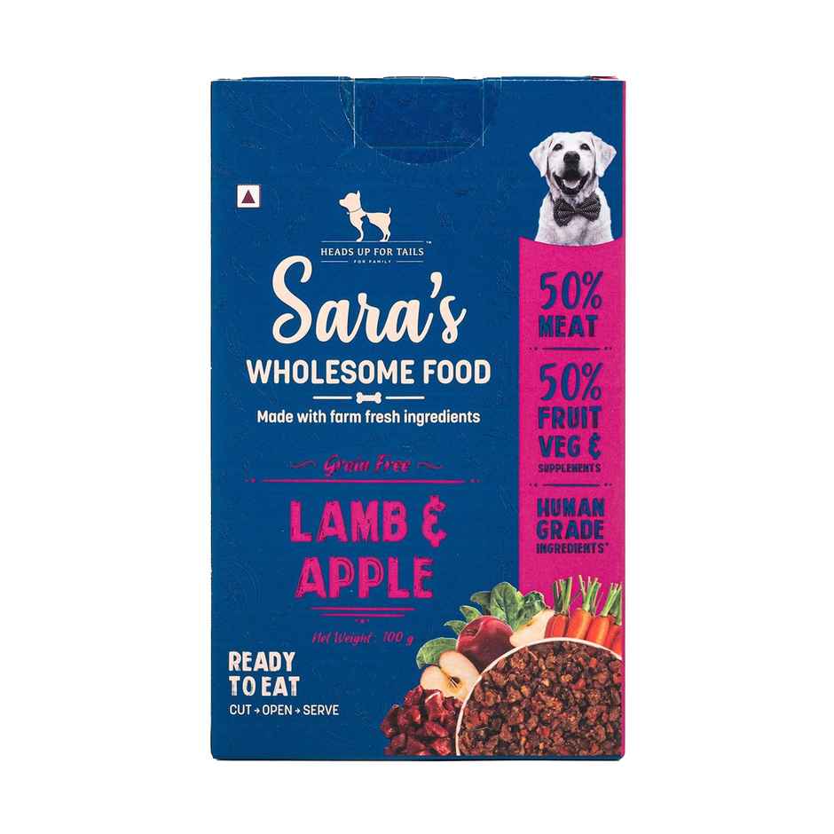 HUFT Sara's Wholesome Grain-Free Lamb & Apple Dog Food Packet