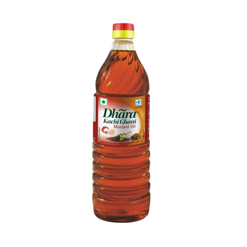 Dhara Kachi Ghani Mustard Oil | Bottle