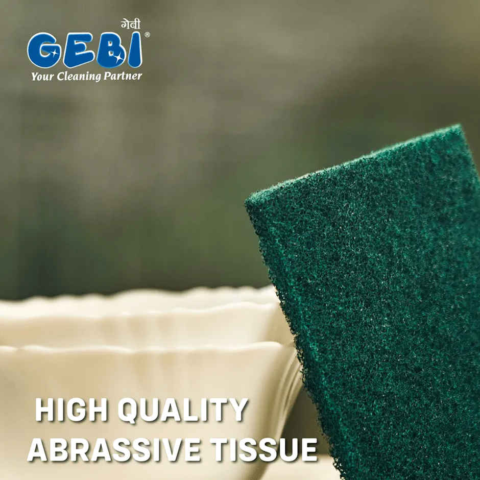 Gebi Brite Clean Super Scrub | 3 pc - 7.5 x 10 cm