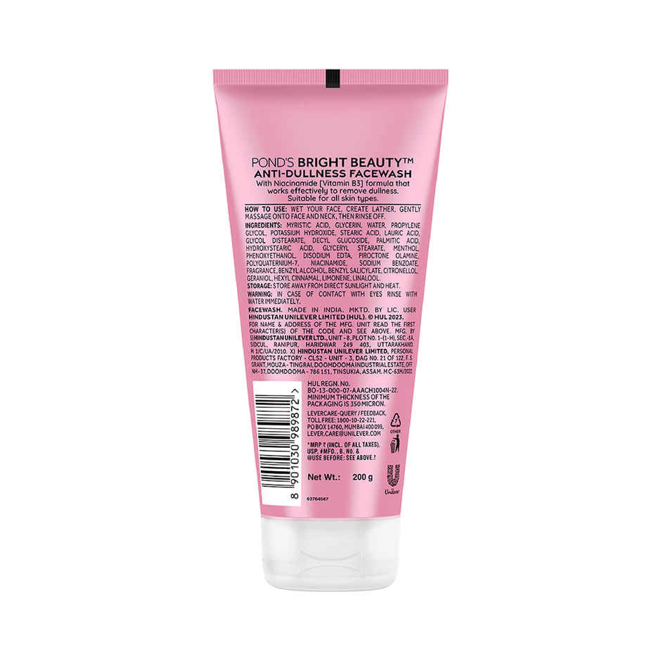 Pond's Bright Beauty Anti-Dullness Facewash With Vitamin B3