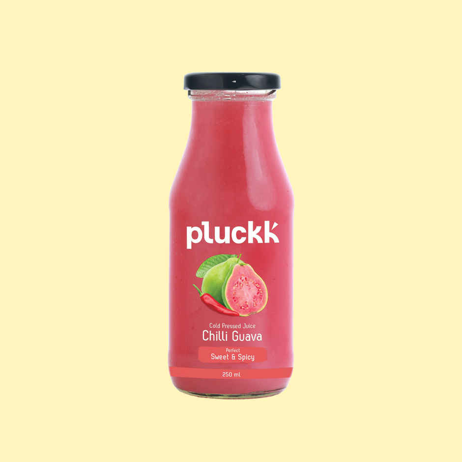 Pluckk Cold Pressed Extracted Guava Juice |No Preservatives | No Added Sugar