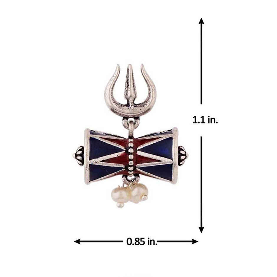 Voylla Moksha Damru Trishul Earrings