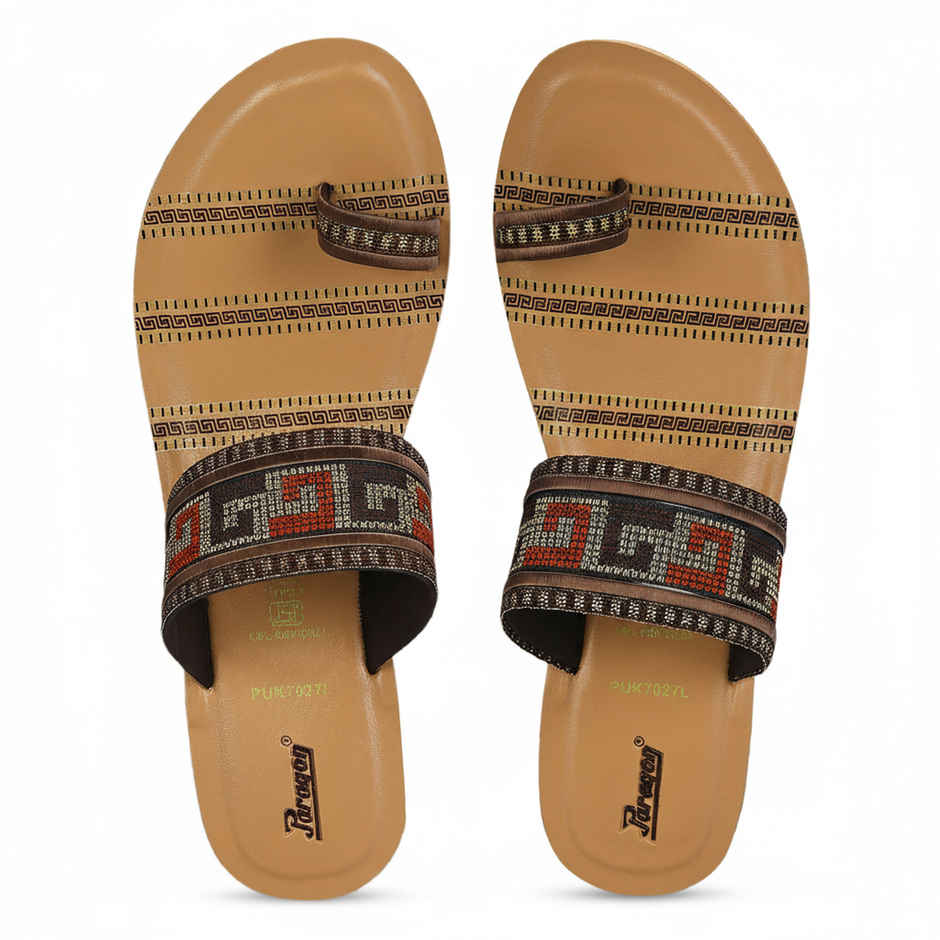 Paragon Women's Brown Pu Sandals PUK7027L UK 4