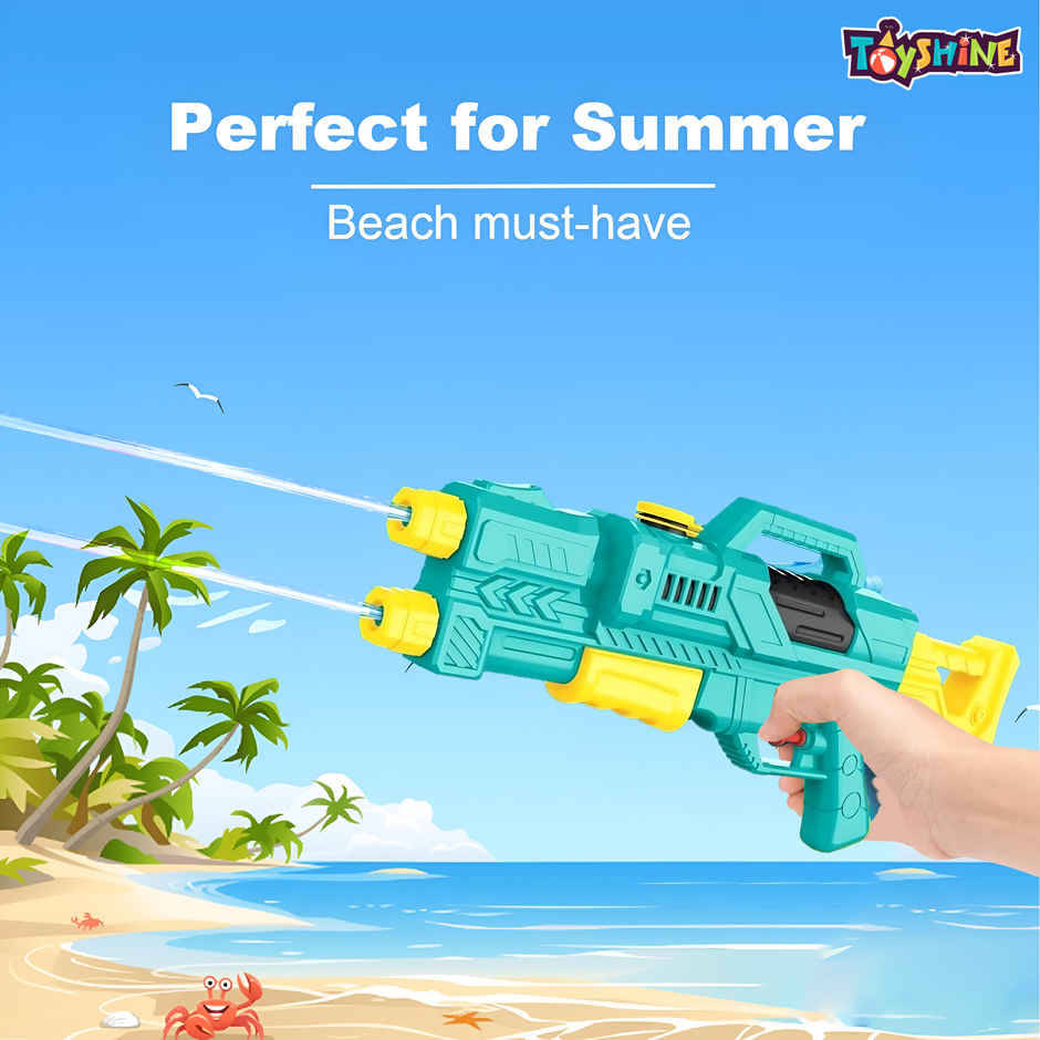 Toyshine Water Gun Toy | 220 ml Tank Capacity Water Blaster | For Holi, Pool & Backyard Play