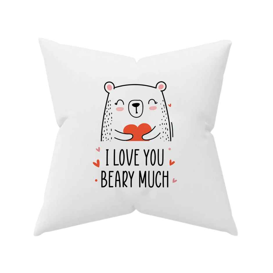 Oye Happy Beary Cute Cushion Cover