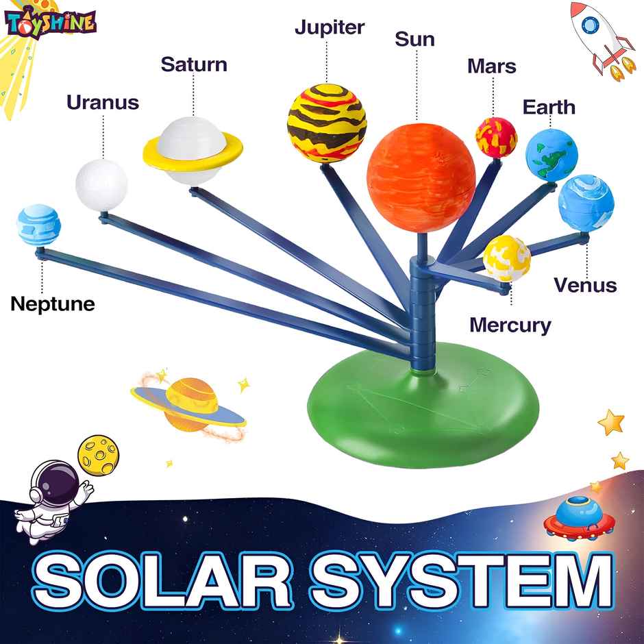 Toyshine Diy Solar System Planetarium Kit | Stem Activity Toy For Boys and Girls | 8+ Years Old