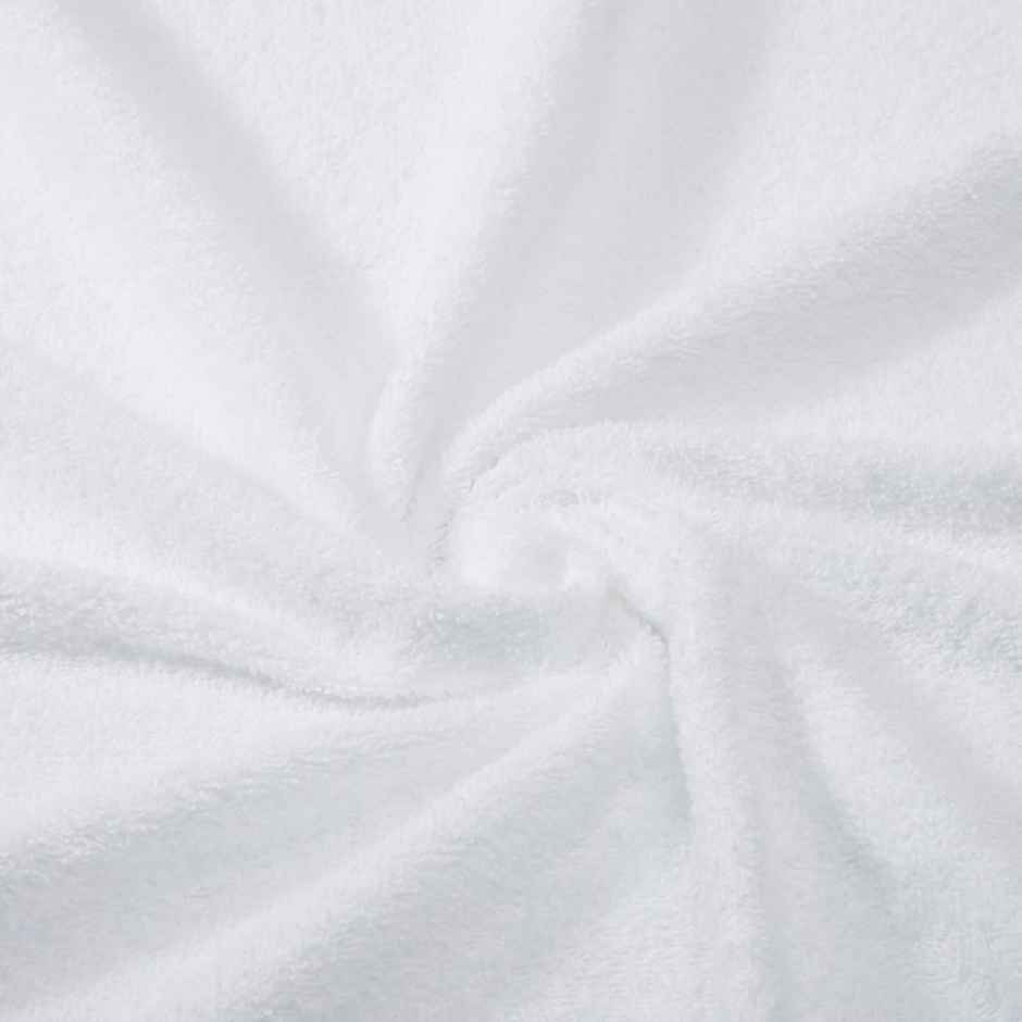 Welspun Solid White 100% Cotton Quik Absorbent Bath Towel For Men And Women