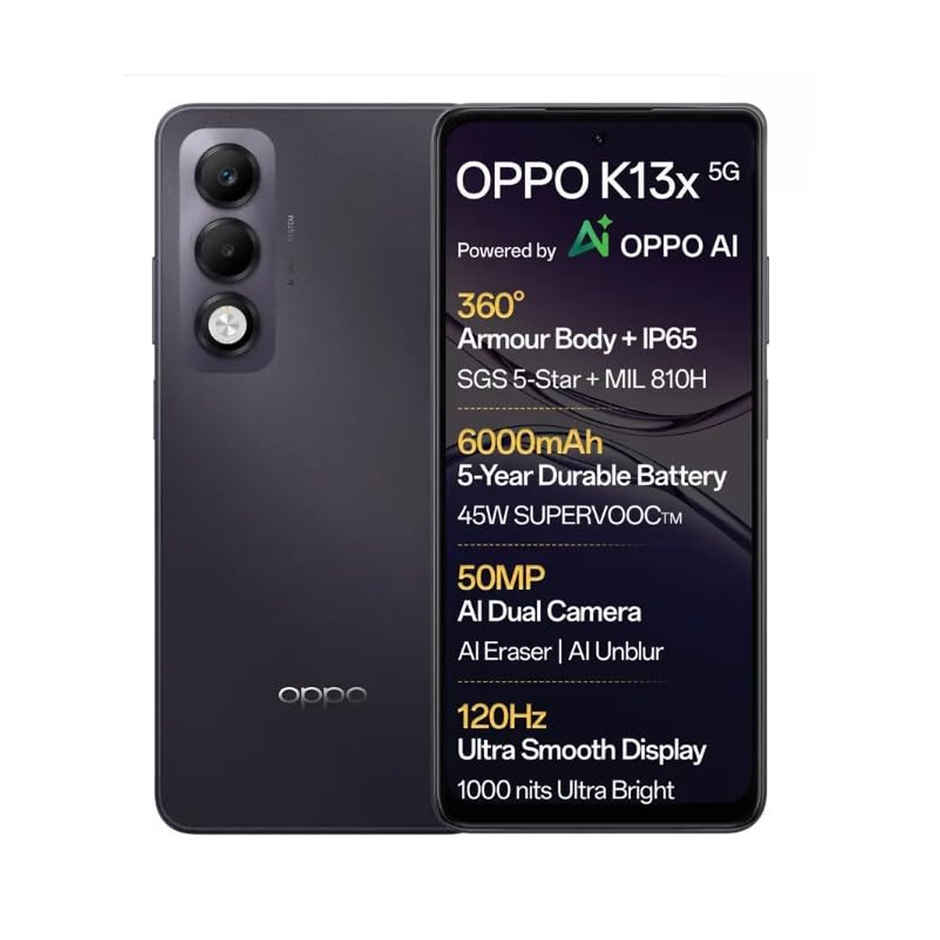 OPPO K13X 5G Midnight Voilet 8GB RAM 128GB Storage