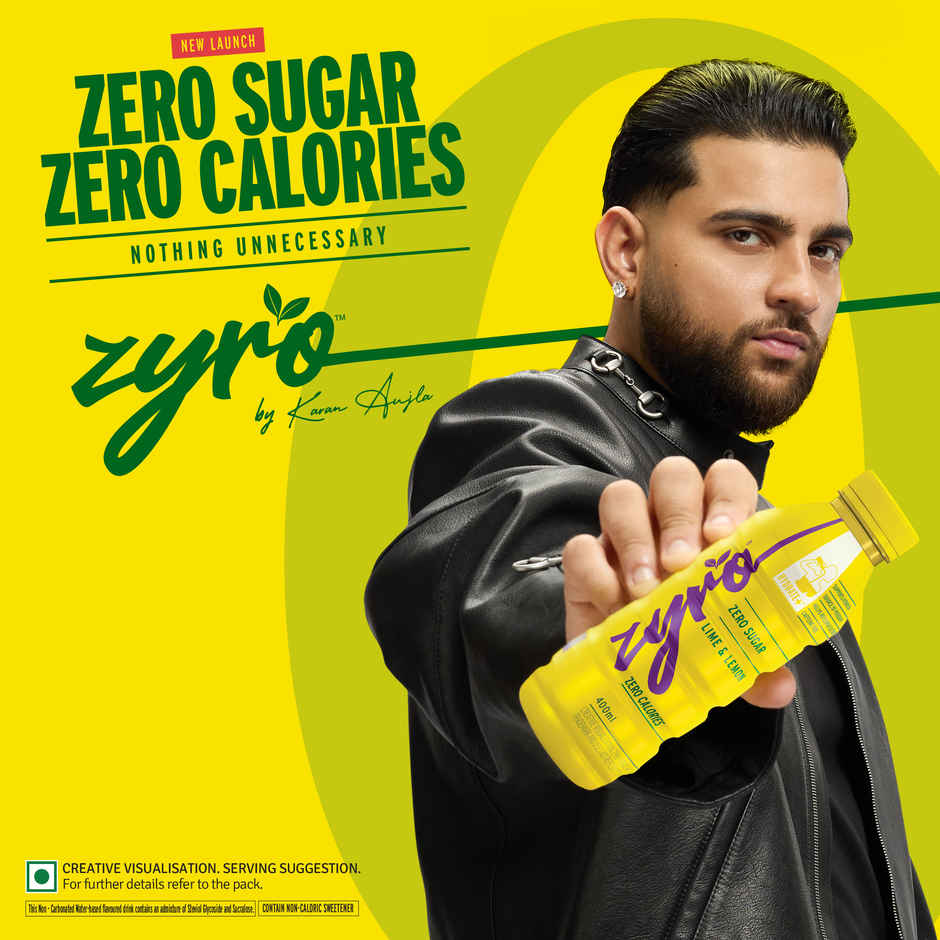 Zyro by Karan Aujla Hydration Drink | Zero Sugar | Lime & Lemon