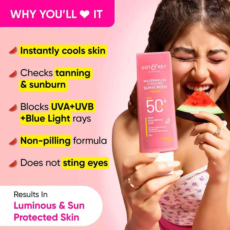 Dot & Key Watermelon Hyaluronic Cooling Sunscreen SPF 50 PA+++
