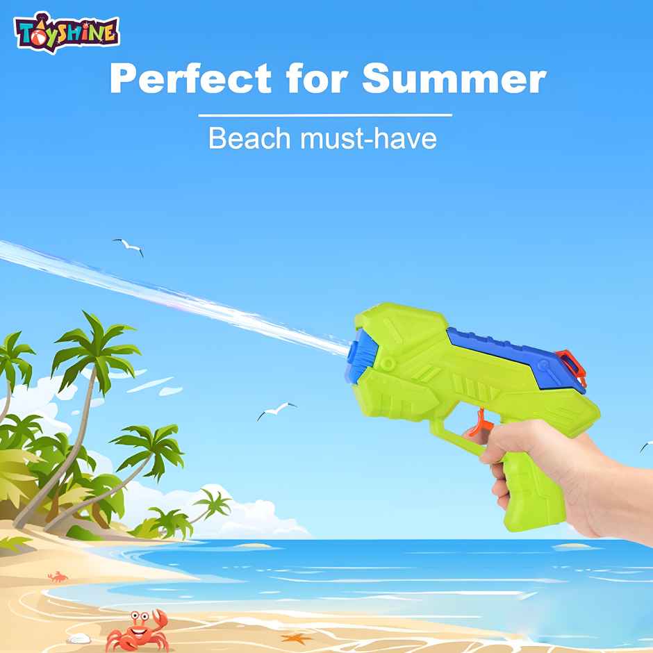 Toyshine Beach and Pool Squirt Water Gun | Green | Toy For Kids | 3+ Years Old