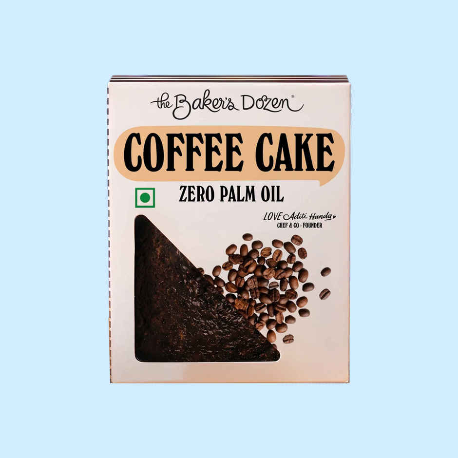 The Baker's Dozen Coffee Cake Vegan | Filter Coffee Decoction | Vegan Cake | Pound Cake | Tea Cake
