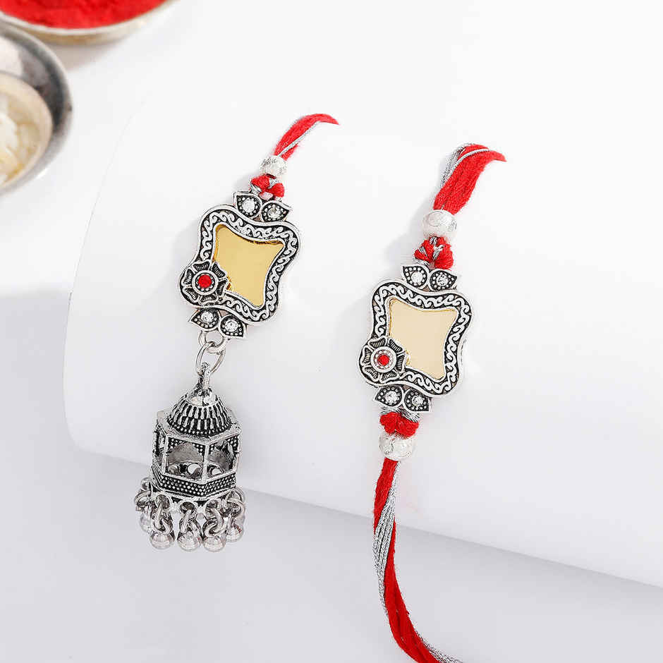 Bhaiya Bhabhi Mirror Rakhi (IGP)