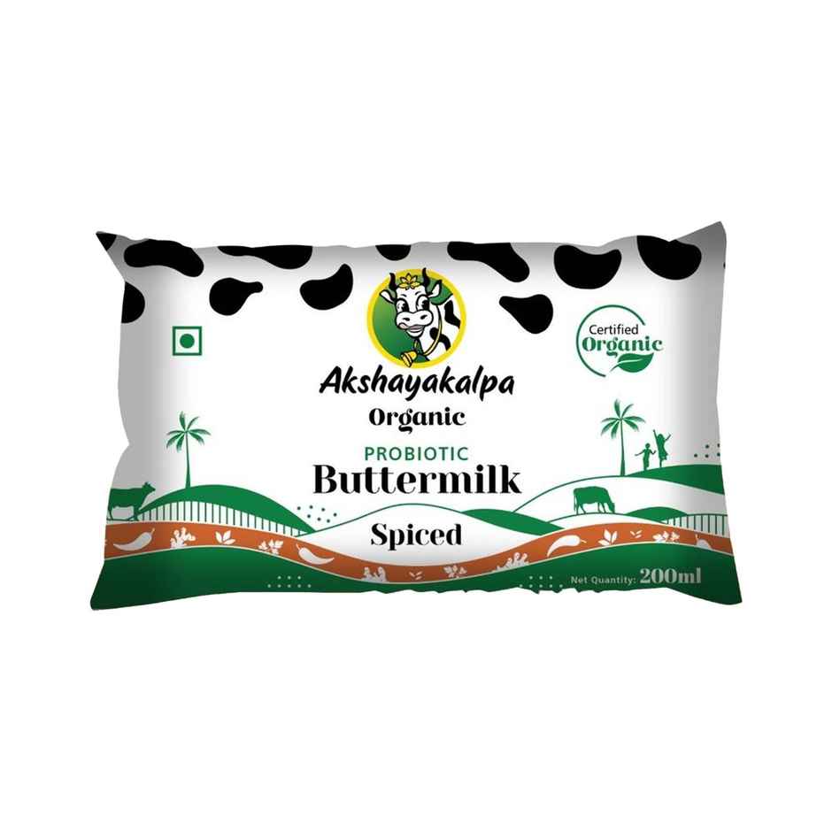 Akshayakalpa Organic Probiotic Spiced Buttermilk Combo