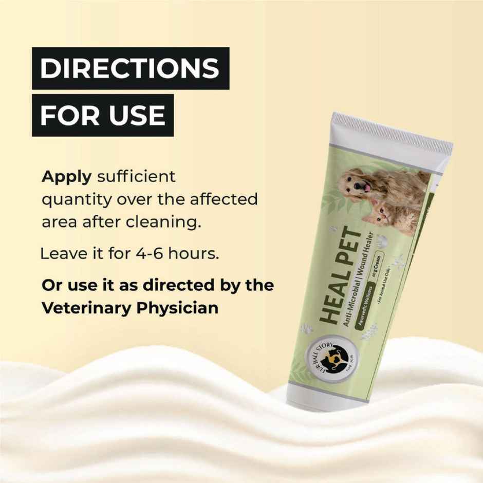 Fur Ball Story Heal Pet, Wound Healing Cream For Dogs & Cats
