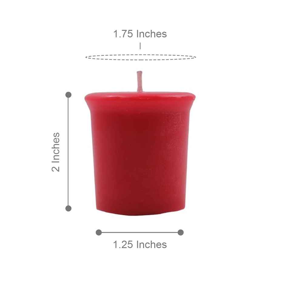 Rose Scented Votive Candles | Pack of 6 | Samsidhi