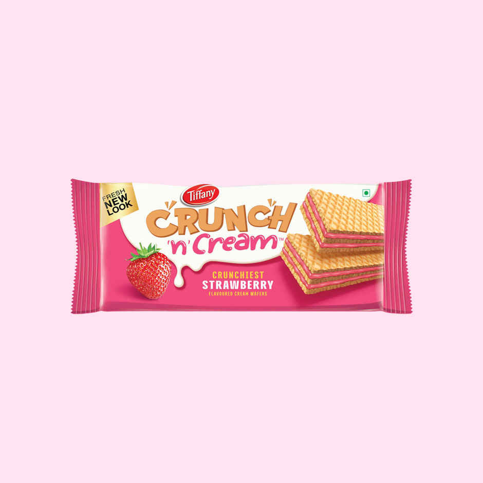 Tiffany Crunch N Cream Strawberry Flavoured Wafer Bar