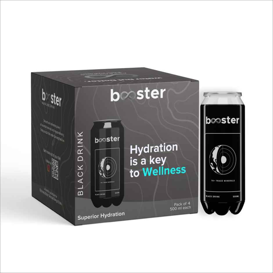 Booster Water Black Alkaline Water