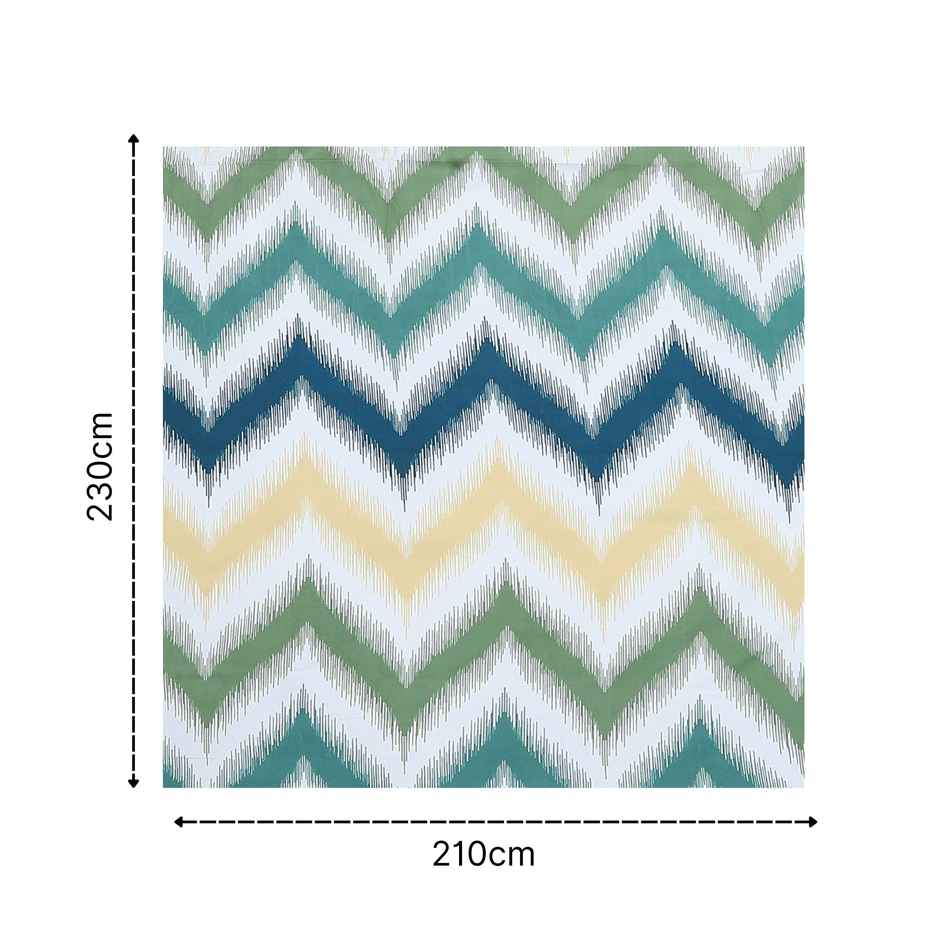 Status Cotton Feel Double Bedsheet 230 Cm x 210 Cm - Dsn-1