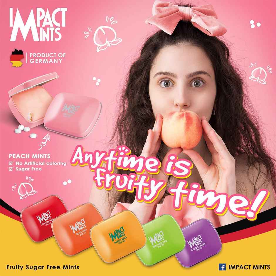 Impact mints Sugar Free - Peach