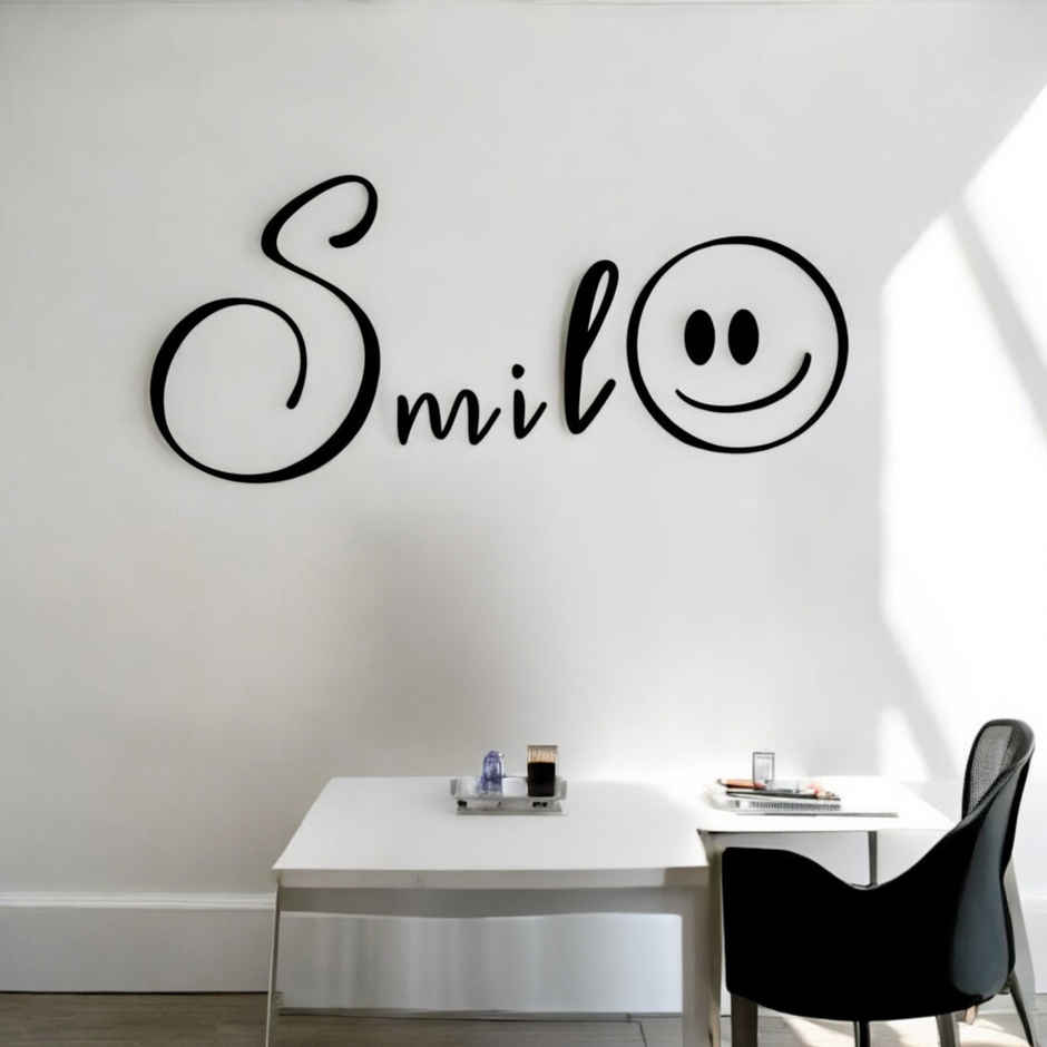 Wollzo 80 cm Smile Removable Sticker
