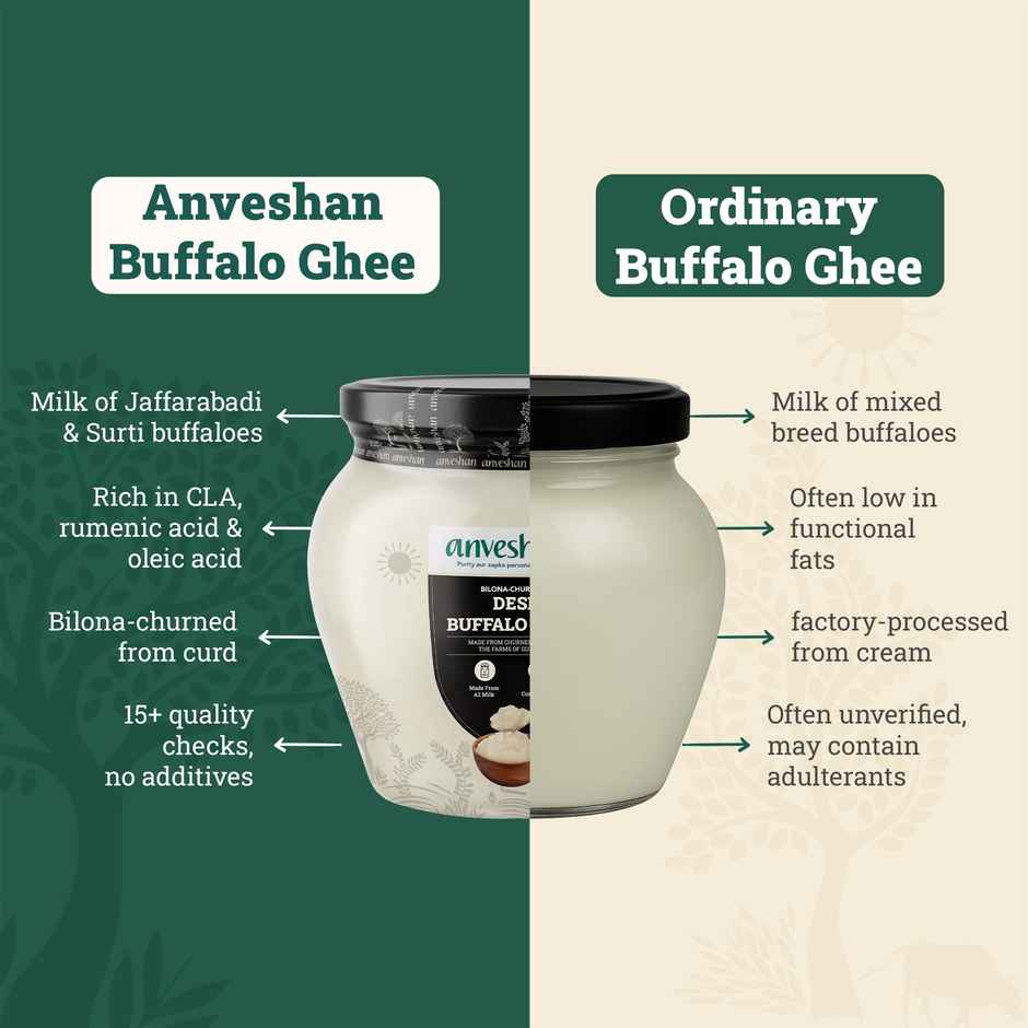 Anveshan Desi Buffalo Ghee